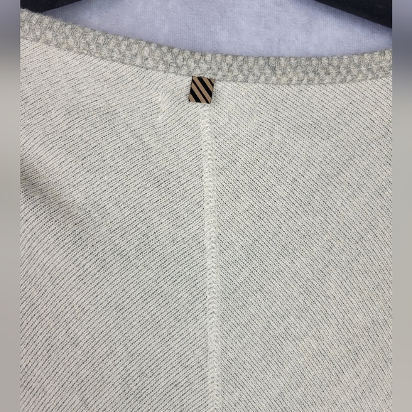 Billy Reid 100% Cotton Sweater Dress block design gray beige size Women’s M - Picture 8 of 8